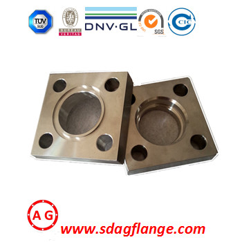 Flange Cearnóg Iarnróid Saincheaptha ISO9001 BV SGS